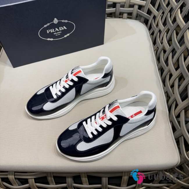Uubags patent leather and technical fabric Prada America's Cup sneakers 02 - 1