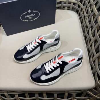 Uubags patent leather and technical fabric Prada America's Cup sneakers 02