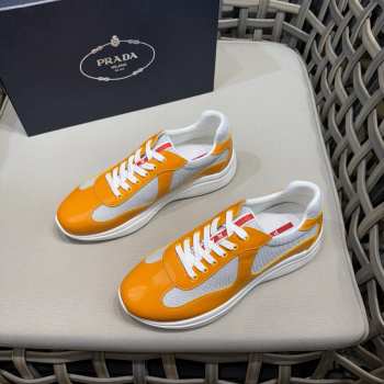 Uubags patent leather and technical fabric Prada America's Cup sneakers 03