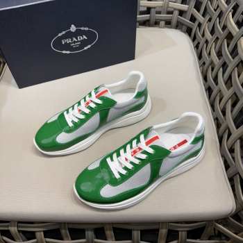 Uubags patent leather and technical fabric Prada America's Cup sneakers 04
