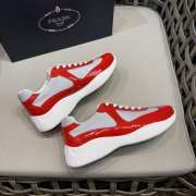 Uubags patent leather and technical fabric Prada America's Cup sneakers 05 - 4
