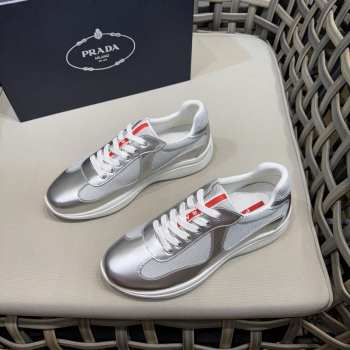 Uubags patent leather and technical fabric Prada America's Cup sneakers 08