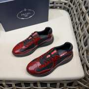 Uubags patent leather and technical fabric Prada America's Cup sneakers 09 - 1