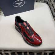 Uubags patent leather and technical fabric Prada America's Cup sneakers 09 - 4