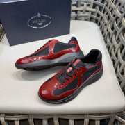 Uubags patent leather and technical fabric Prada America's Cup sneakers 09 - 3