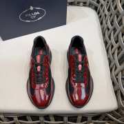 Uubags patent leather and technical fabric Prada America's Cup sneakers 09 - 2