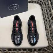 Uubags patent leather and technical fabric Prada America's Cup sneakers 10 - 6