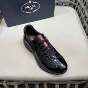 Uubags patent leather and technical fabric Prada America's Cup sneakers 10 - 3