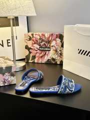 Uubags Dolce & Gabbana embroidered slides multi-coloured - 5