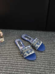 Uubags Dolce & Gabbana embroidered slides multi-coloured - 4