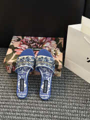 Uubags Dolce & Gabbana embroidered slides multi-coloured - 2