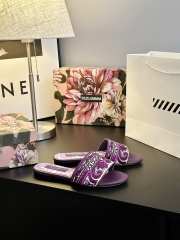 Uubags Dolce & Gabbana embroidered slides multi-coloured shape bianca - 6
