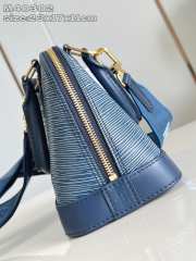 Uubags Louis Vuitton M14853 Alma BB Bag Denim Blue 23.5x17.5x11.5cm - 5