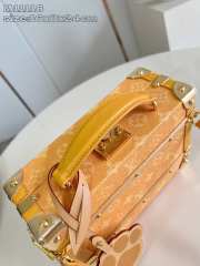 Uubags Louis Vuitton M12458 Handle Trunk Box Bag Yellow 24x16.5x8cm - 3