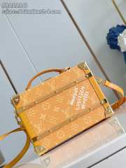 Uubags Louis Vuitton M12458 Handle Trunk Box Bag Yellow 24x16.5x8cm - 2