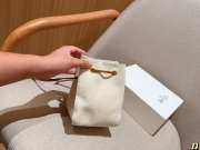 Uubags Celine Micro Sailor Bucket Bag in Natural 13x18x12cm - 3