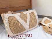 Uubags Valentino Garavani Viva Superstar Medium Shopping Bag In Raffia 37x24x9cm - 4