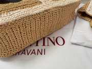 Uubags Valentino Garavani Viva Superstar Medium Shopping Bag In Raffia 37x24x9cm - 2