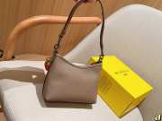 Uubags Coach Laurel Small Shoulder Bag In Grey 19x15x8cm - 3