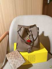 Uubags Coach Rowan Bucket Bag In Dark Stone 22x22x14cm - 1
