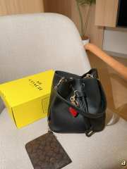 Uubags Coach Rowan Bucket Bag In Black 22x22x14cm - 3