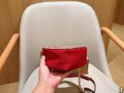 Uubags Coach Cherry Print Heart Crossbody Bag Tan 18x15cm - 6