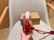 Uubags Coach Cherry Print Heart Crossbody Bag Tan 18x15cm - 5