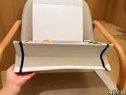Uubags Christian Dior Book Tote Canvas Large Bag White 42cm - 6
