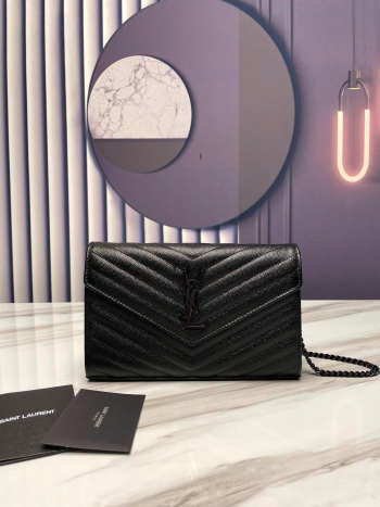 Uubags YSL Cassandre Matelasse Quilted Leather Bag 22.5x14x4cm