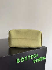 Uubags Bottega Small Veneta Pinacoteca Tote Bag Ecru/Matcha 24x15x12cm - 4