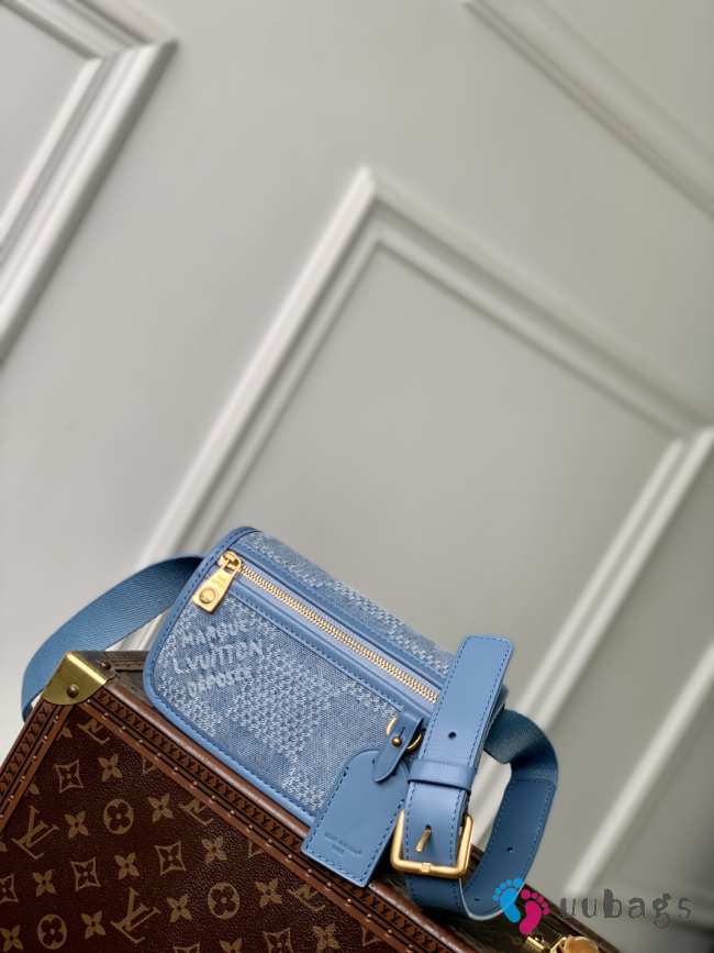 Uubags Louis Vuitton N00210 Bosphore Wearable Wallet Denim Blue 19x12x7cm - 1