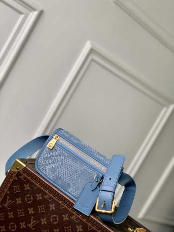 Uubags Louis Vuitton N00210 Bosphore Wearable Wallet Denim Blue 19x12x7cm