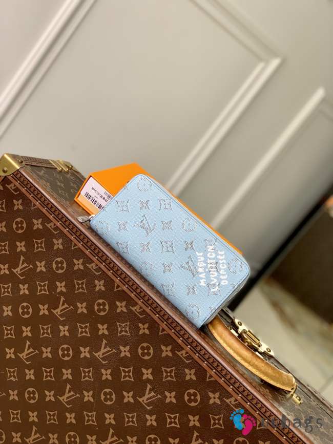 Uubags Louis Vuitton Monogram Heritage Wallet Blue 10x20x2cm - 1