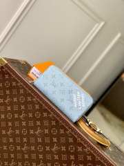 Uubags Louis Vuitton Monogram Heritage Wallet Blue 10x20x2cm - 1