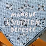 Uubags Louis Vuitton Monogram Heritage Wallet Blue 10x20x2cm - 5