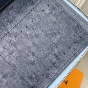 Uubags Louis Vuitton Monogram Heritage Wallet Blue 10x20x2cm - 3