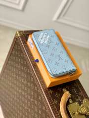 Uubags Louis Vuitton Monogram Heritage Wallet Blue 10x20x2cm - 2