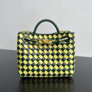 Uubags Bottega Veneta Small Andiamo Bag Emerald green /Sherbert 25x20x10cm - 1