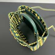 Uubags Bottega Veneta Small Andiamo Bag Emerald green /Sherbert 25x20x10cm - 3