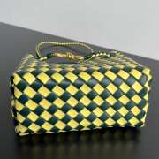 Uubags Bottega Veneta Small Andiamo Bag Emerald green /Sherbert 25x20x10cm - 4