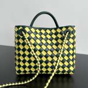Uubags Bottega Veneta Small Andiamo Bag Emerald green /Sherbert 25x20x10cm - 5