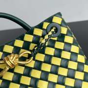 Uubags Bottega Veneta Small Andiamo Bag Emerald green /Sherbert 25x20x10cm - 6