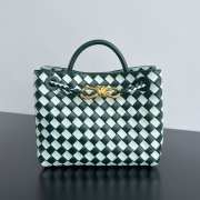 Uubags Bottega Veneta Small Andiamo Bag Green 25x20x10cm - 1