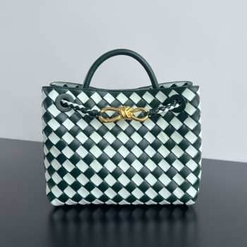 Uubags Bottega Veneta Small Andiamo Bag Green 25x20x10cm