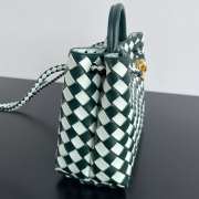 Uubags Bottega Veneta Small Andiamo Bag Green 25x20x10cm - 5