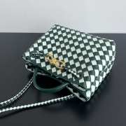 Uubags Bottega Veneta Small Andiamo Bag Green 25x20x10cm - 2