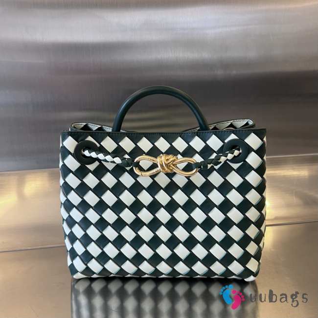 Uubags Bottega Veneta Small Andiamo Bag Dark Green 25x20x10cm - 1