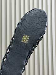 Uubags Alaia Grege Cage Ballet Flats In Black Patent Calfskin - 5