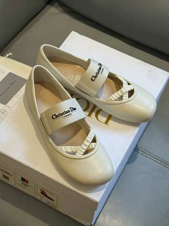 Uubags Dior ballet flat in white
