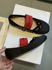 Uubags Dior ballet flat in black/red - 6